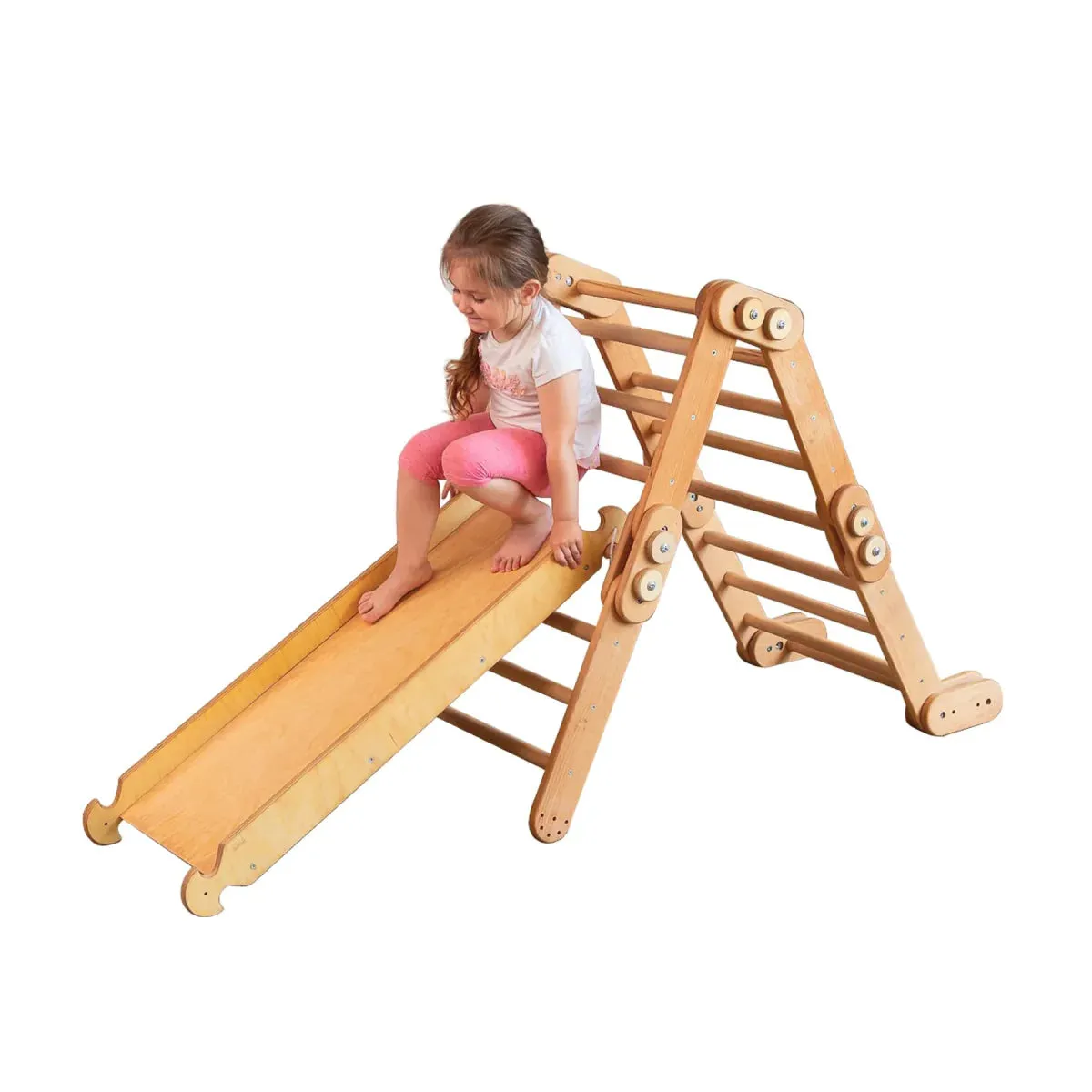 2in1 Montessori Climbing Set: Snake Ladder   Slide Board/climbing Ramp