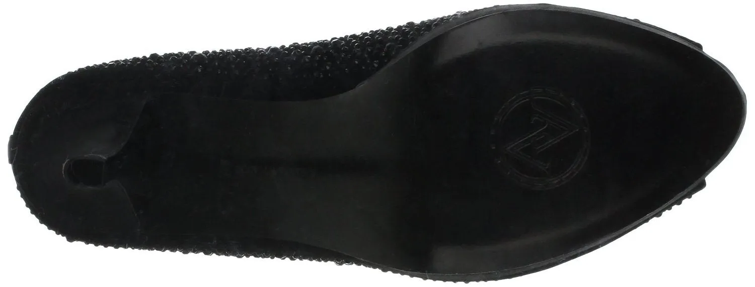 Adrienne Vittadini Pippi Platform Black Pump  (Women)