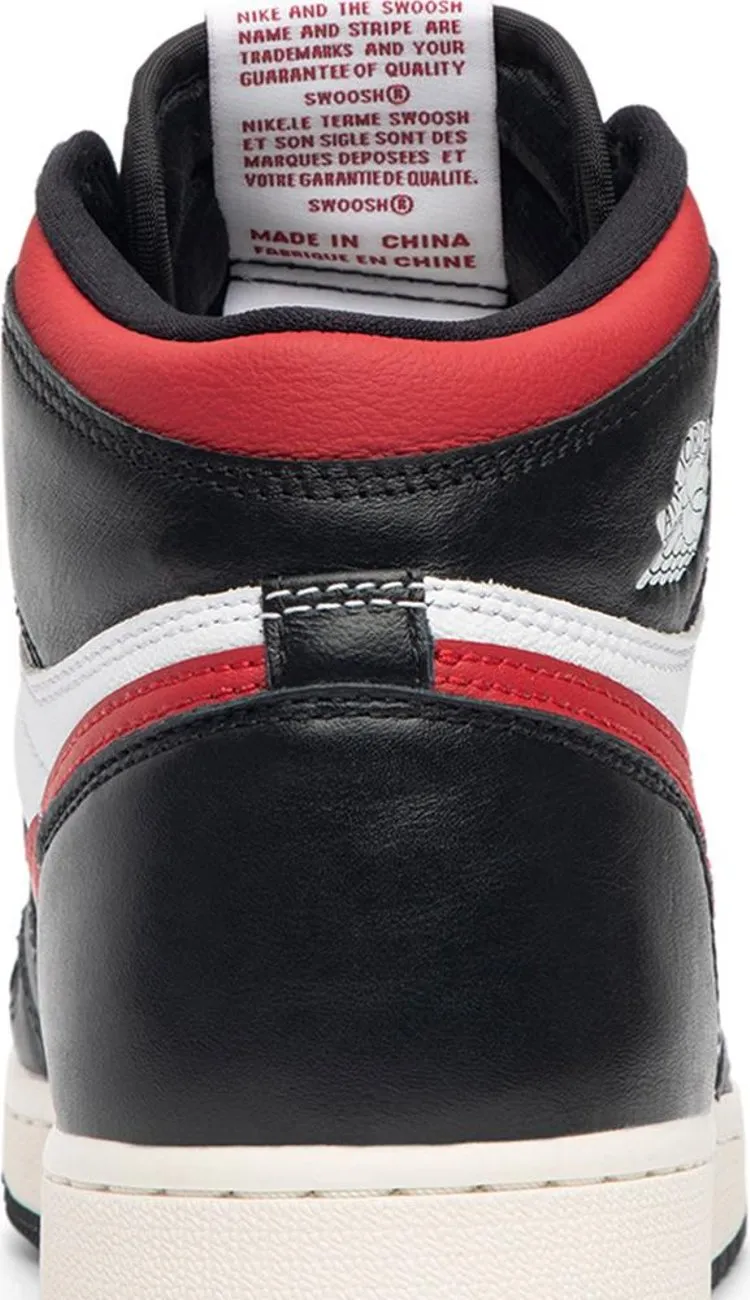 Air Jordan 1 Retro High OG GS Gym Red Sneakers, red