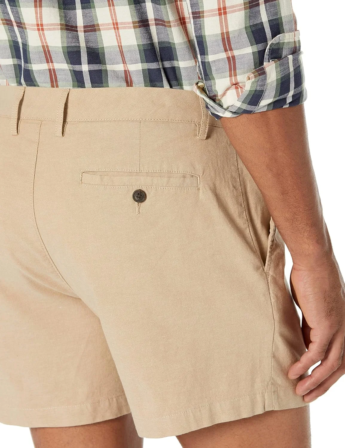 Amazon Essentials Men's Slim-Fit 5" Lightweight Comfort Stretch Oxford Shorts (Previously Goodthreads)