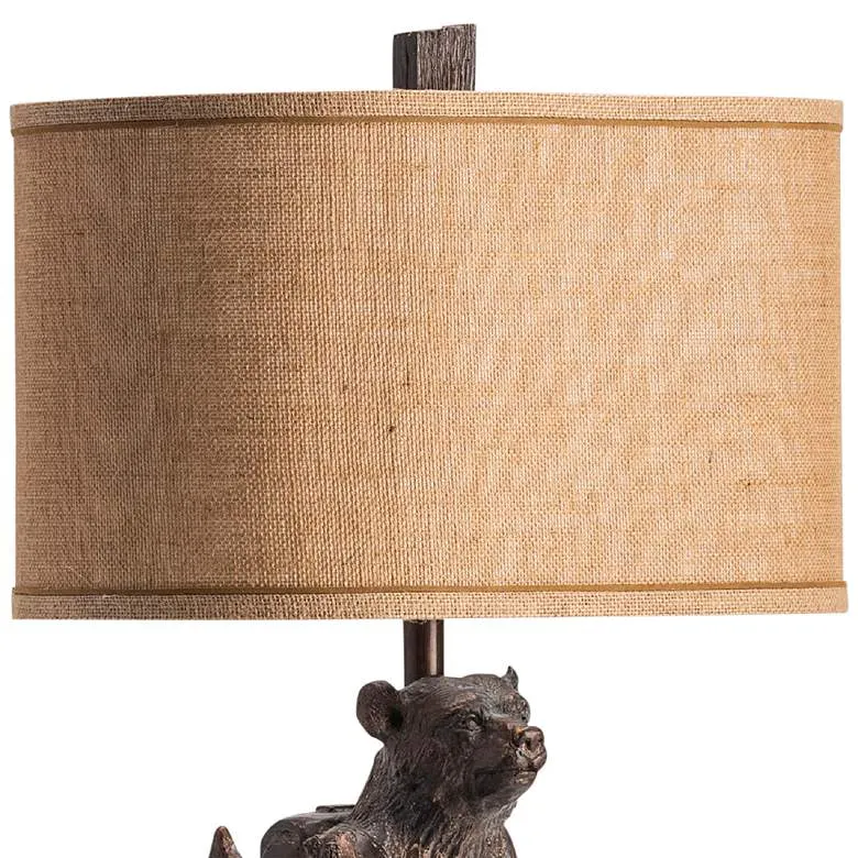 Hiking Bear Lamp with Shade