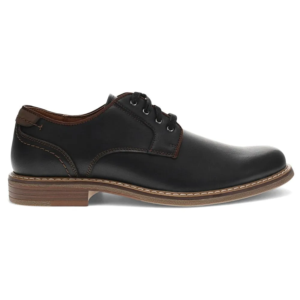 Men's Bronson Dockers Plain Toe Oxford Shoes, Black