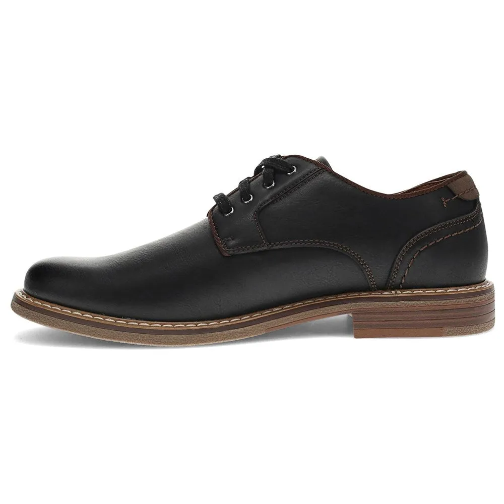 Men's Bronson Dockers Plain Toe Oxford Shoes, Black