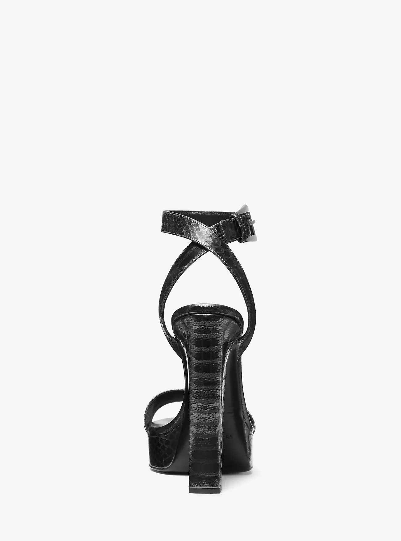 Michael Kors Anabelle Python Platform Sandals
