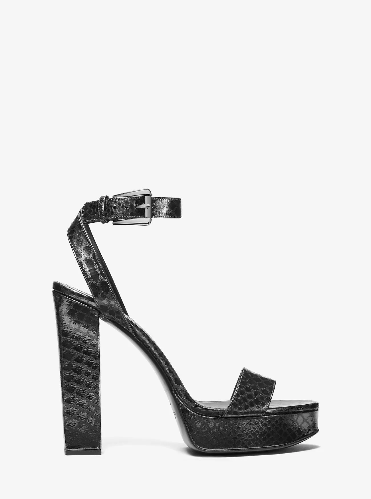 Michael Kors Anabelle Python Platform Sandals