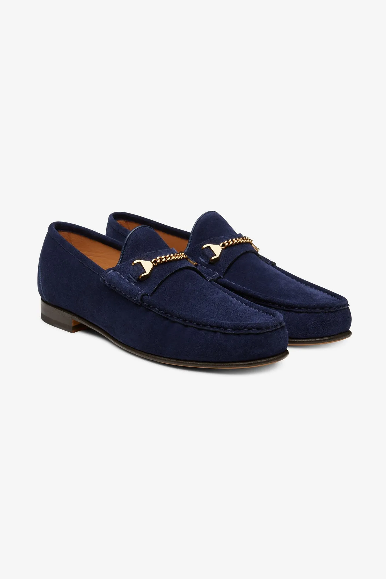 Mick Moccasin Dark Blue Suede