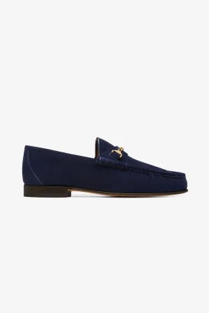 Mick Moccasin Dark Blue Suede
