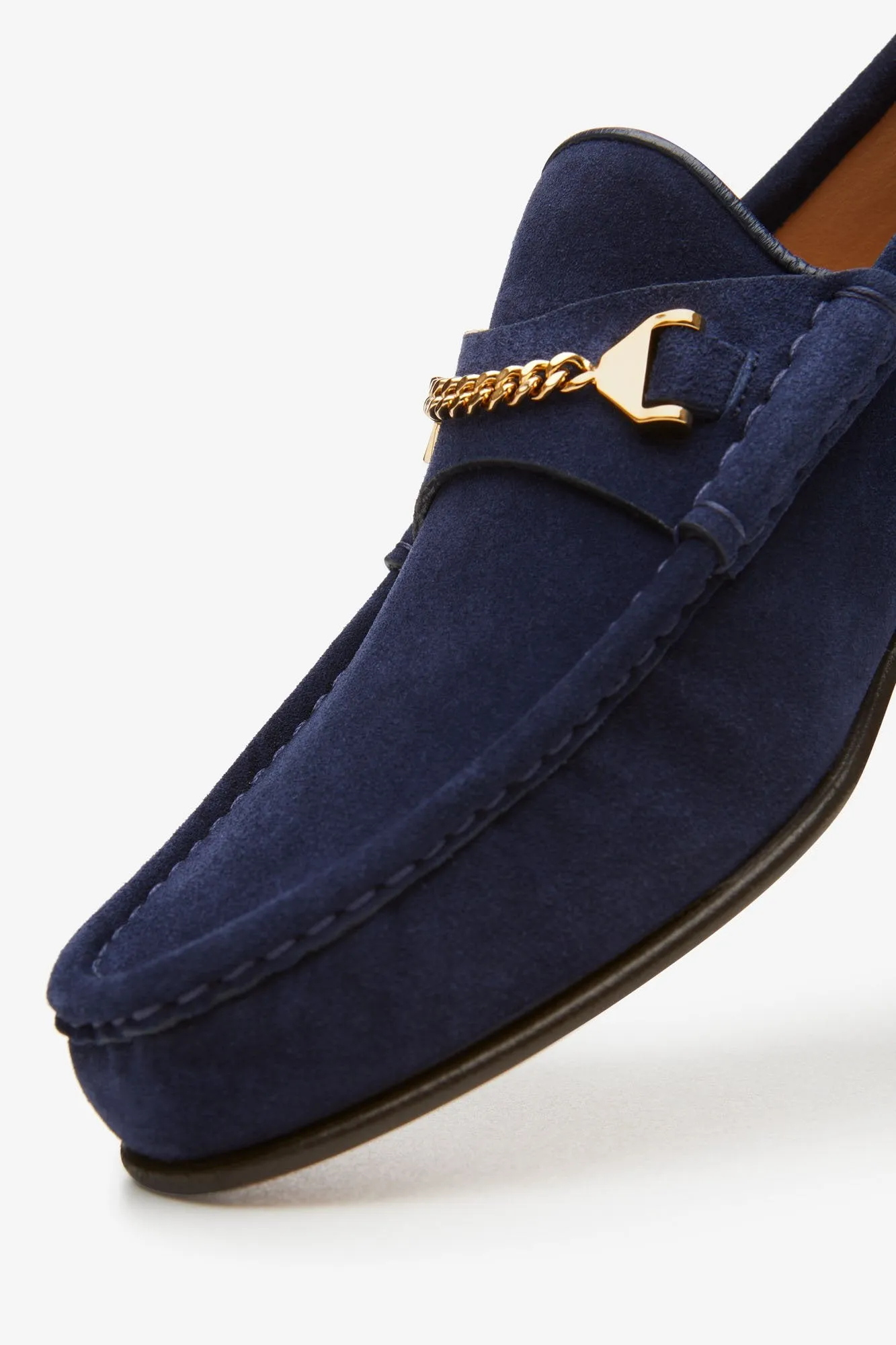 Mick Moccasin Dark Blue Suede
