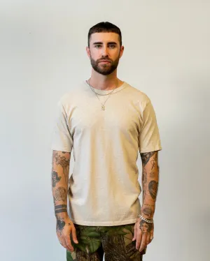 National Athletic Goods Athletic Tee Mock Twist Jersey Oatmeal