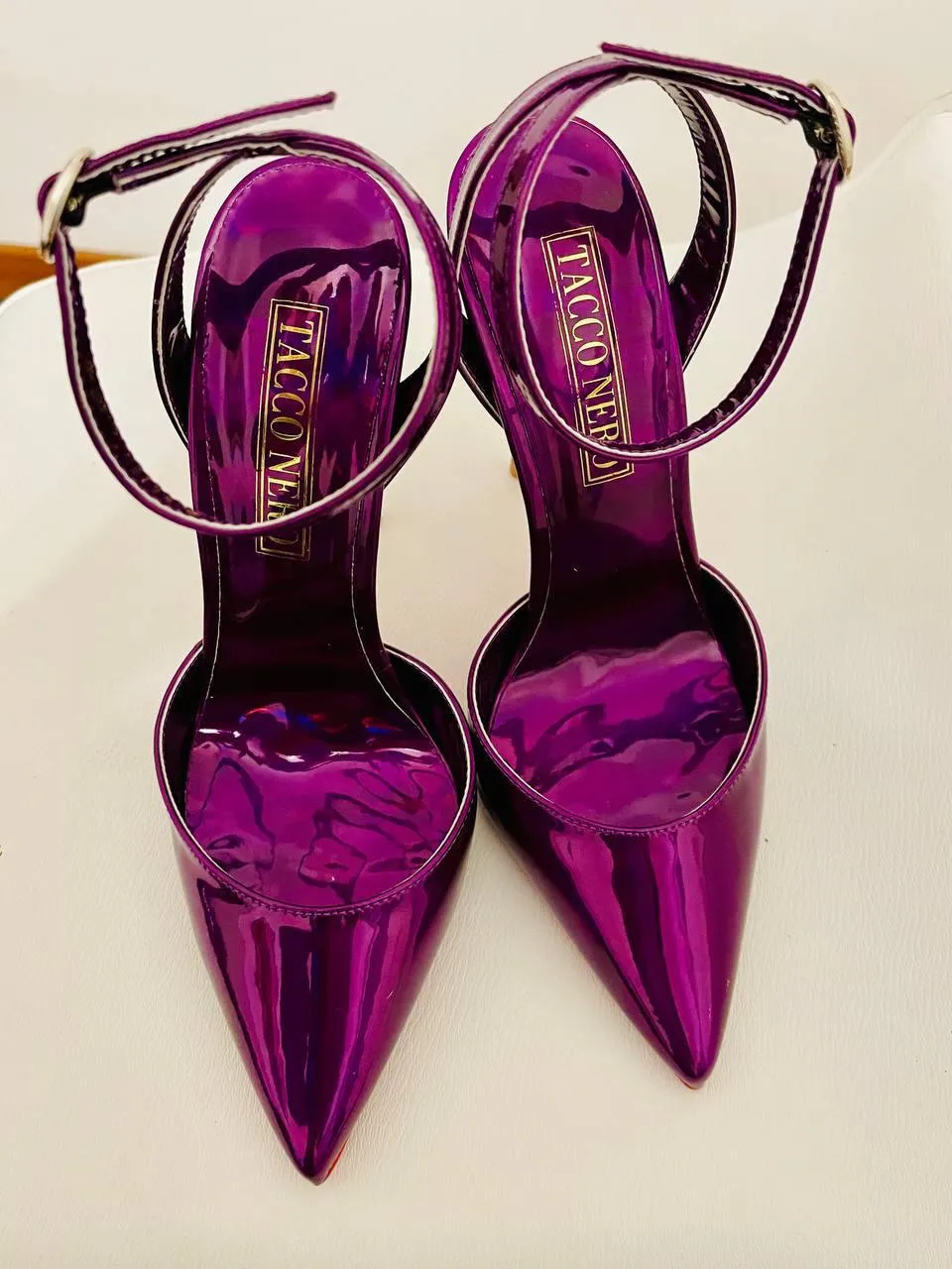 Office ankle strap heel