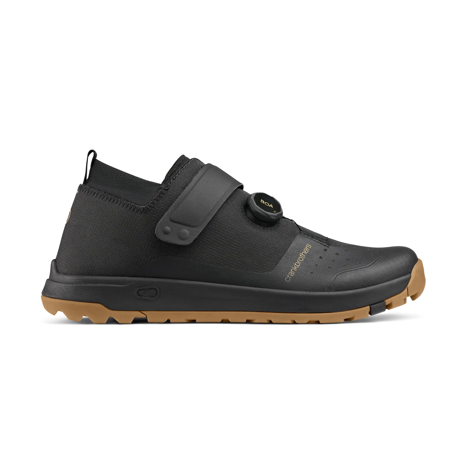 Stamp Trail BOA® Flat Shoes - Black/Gold
