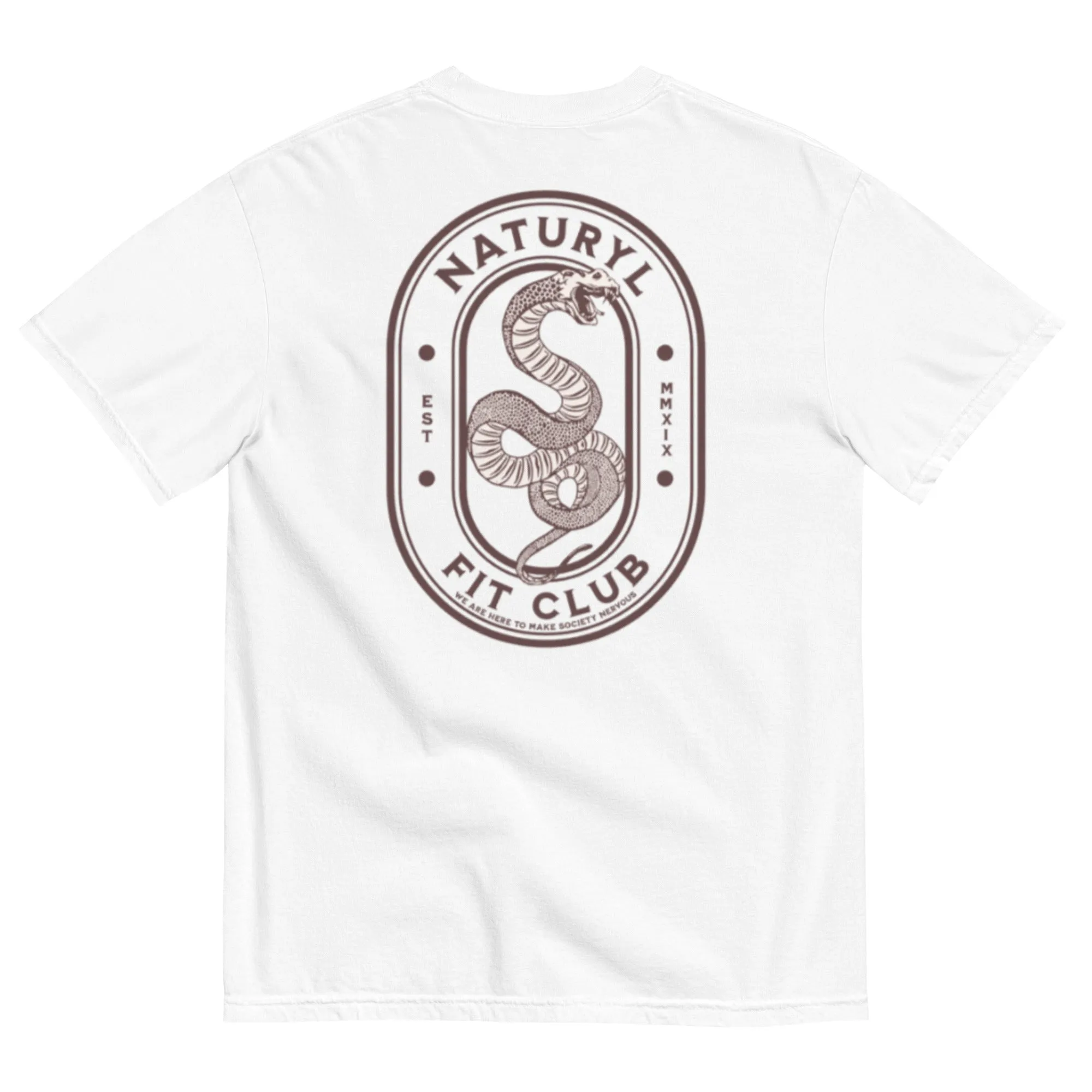 THE NATURYL FIT CLUB SNAKE TEE