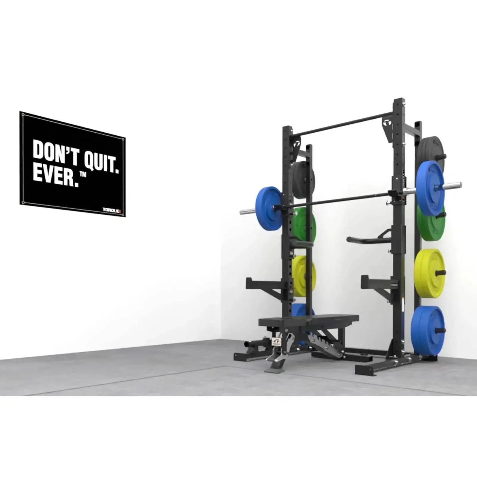 Torque High Squat Rack - Gold Home Gym Package