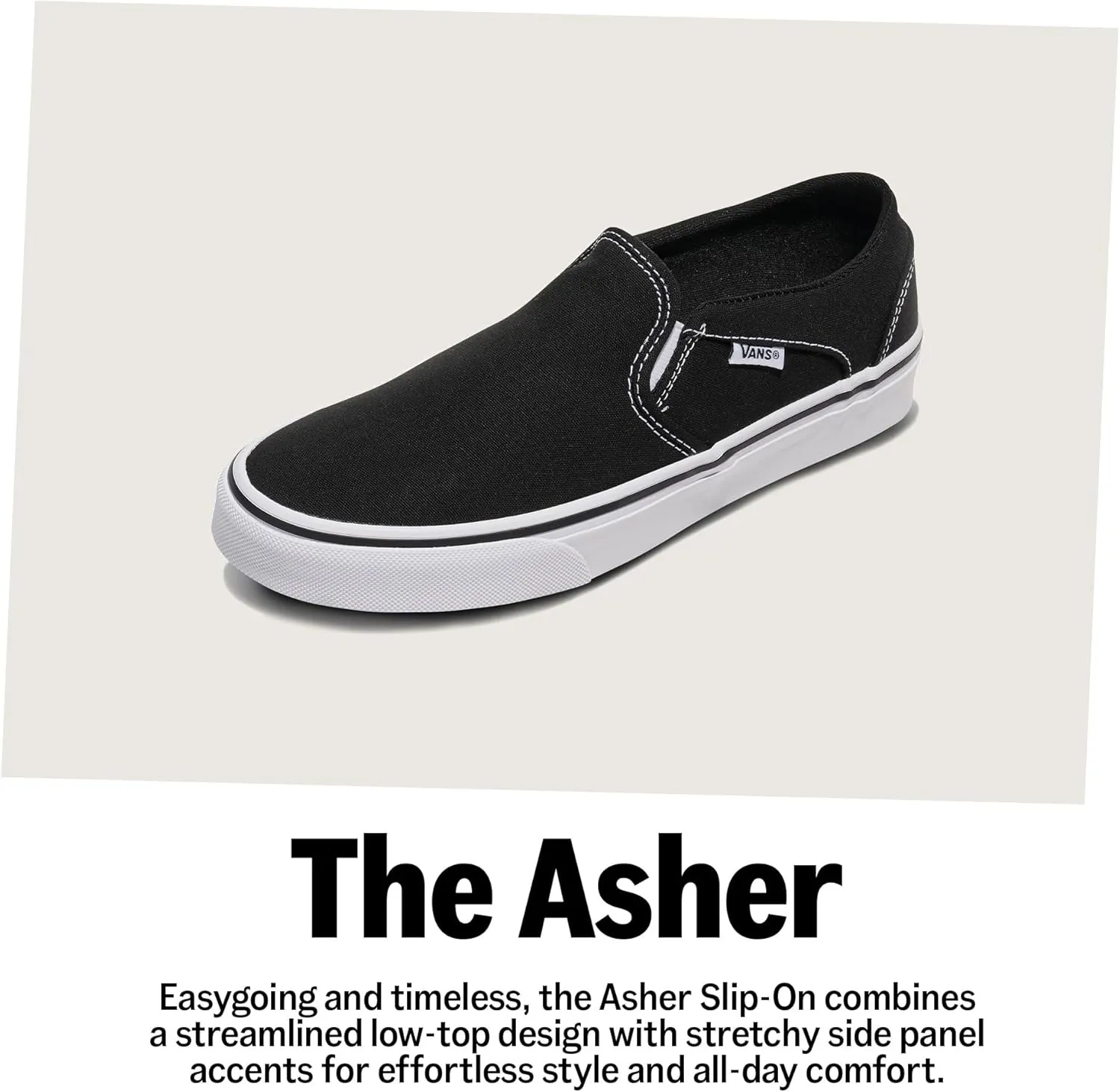 Vans Men's Asher Slip-On Shoe