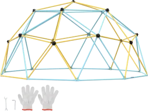 Vevor Climbing Dome 10' Jungle Gym Supports 750 Lbs. Outdoor Play Center New