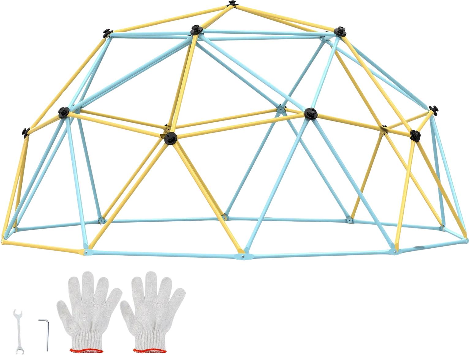 Vevor Climbing Dome 10' Jungle Gym Supports 750 Lbs. Outdoor Play Center New
